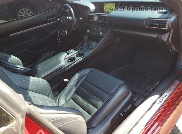 JTHSE5BC9H5007685 2017 LEXUS RC Red Dashboard view