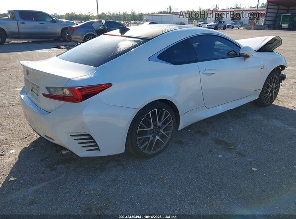 JTHSM5BC2G5000174 2016 LEXUS RC 300 White Tył prawy