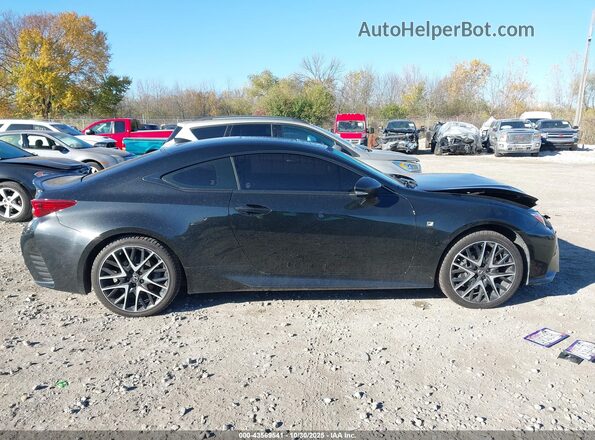 JTHSZ5BC3J5008826 2018 LEXUS RC 350 Black უკანა სალონის ხედი