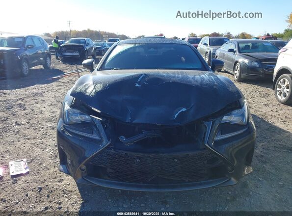 JTHSZ5BC3J5008826 2018 LEXUS RC 350 Black ხელსაწყოთა პანელის ხედი