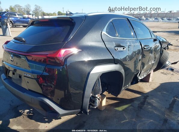 JTHX3JBH6N2050894 2022 LEXUS UX 200 Black უკანა მარჯვენა