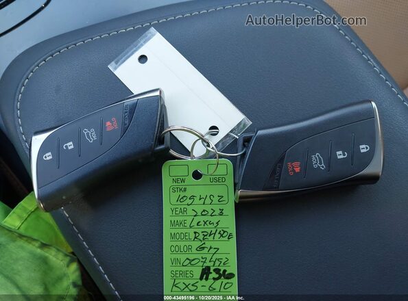 JTJAAAAB2PA007492 2023 LEXUS RZ 450E Gray Widok deski rozdzielczej