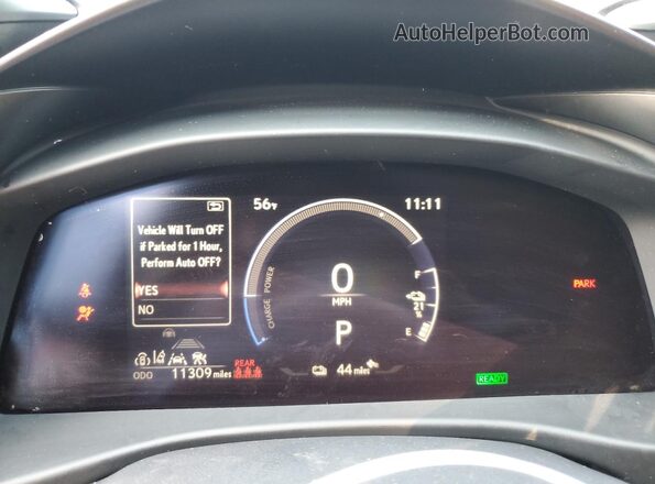 JTJAAAAB3RA027883 2024 LEXUS RZ Black Вид щитка приладів