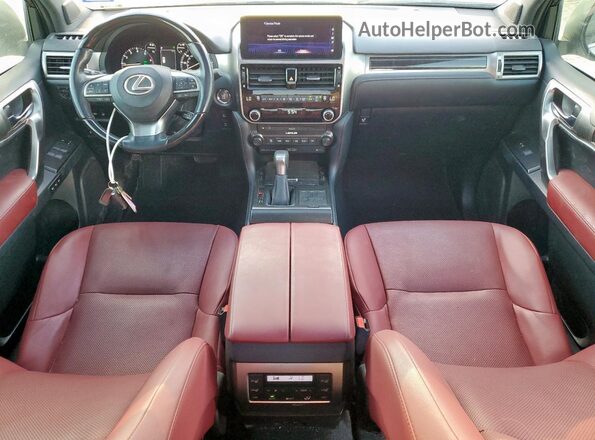 JTJAM7BX2N5337269 2022 LEXUS GX White წინა პანელის ხედი