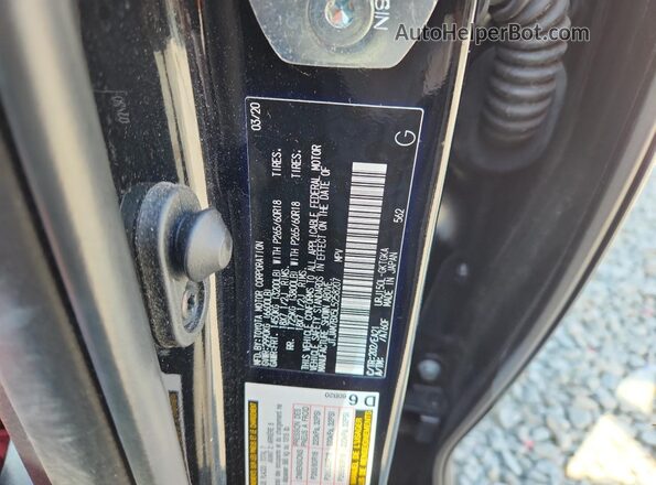 JTJAM7BX5L5258207 2020 LEXUS GX Black Вид підкапотного простору