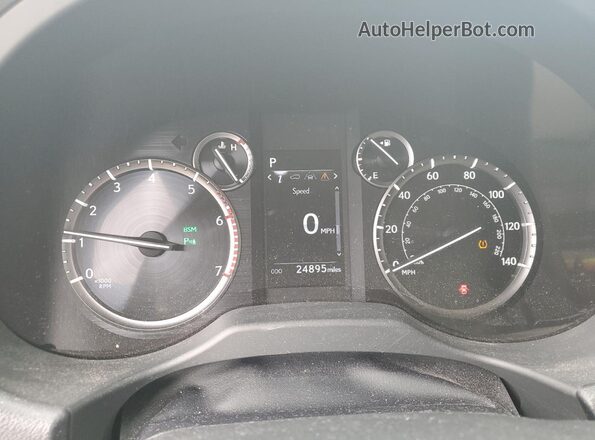 JTJAM7BX8P5355827 2023 LEXUS GX White Widok zestawu wskaźników