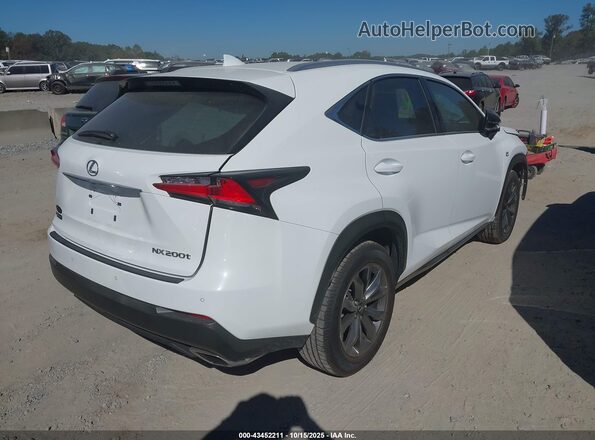 JTJBARBZ1G2078305 2016 LEXUS NX 200T Белый Задняя правая четверть