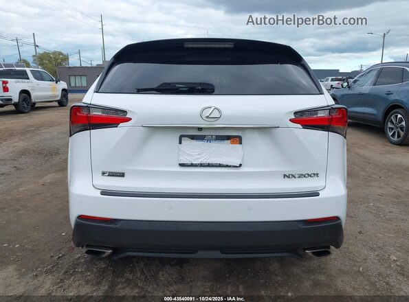 JTJBARBZ1H2122918 2017 LEXUS NX 200T White 