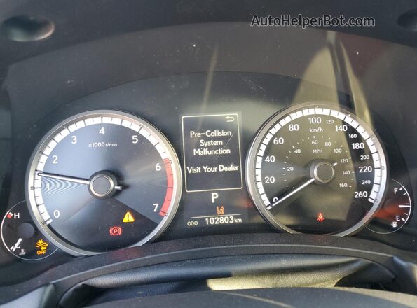 JTJBARBZ8K2210114 2019 LEXUS NX Gray Widok zestawu wskaźników