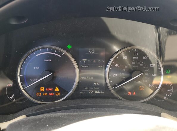 JTJBJRBZ0G2041312 2016 LEXUS NX Red Widok zestawu wskaźników