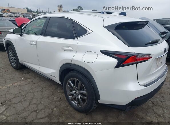 JTJBJRBZ5G2030595 2016 LEXUS NX 300H White Задня ліва чверть