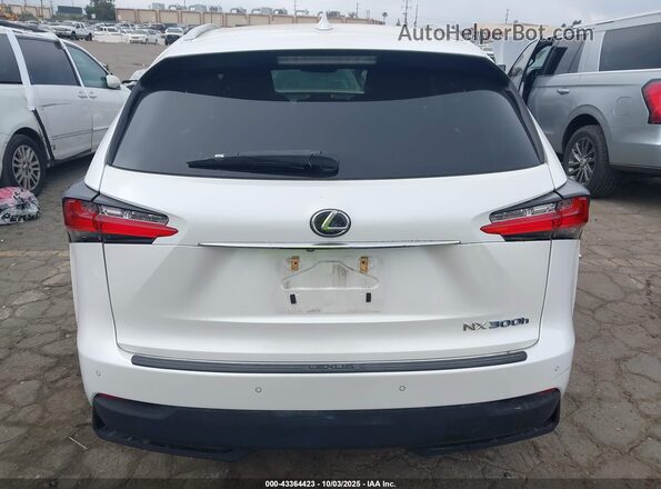 JTJBJRBZ5G2030595 2016 LEXUS NX 300H White 