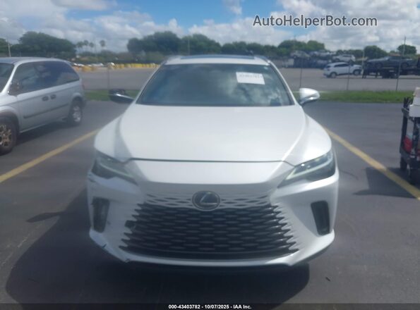 JTJCHMAA6R2016707 2024 LEXUS RX 350 White Instrument cluster view