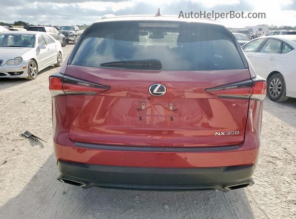 JTJDARBZ1M2178859 2021 LEXUS NX Red Հետևի տեսք