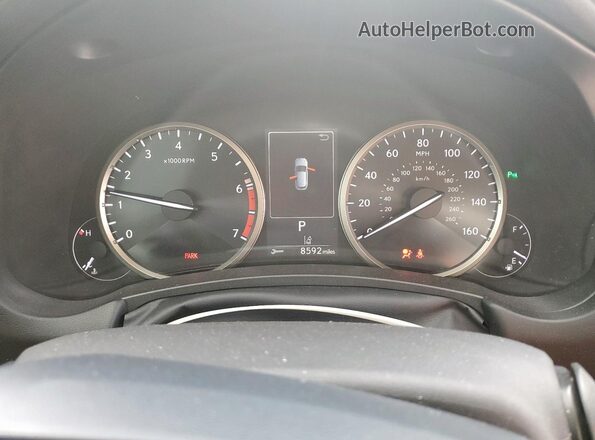 JTJDARBZ1M2178859 2021 LEXUS NX Red Սարքավորումների վահանակի տեսք