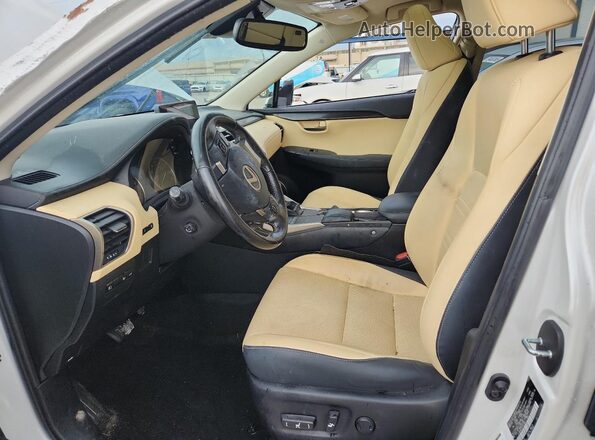 JTJDARBZ3L5011853 2020 LEXUS NX White Вид салону спереду