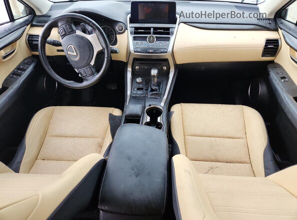 JTJDARBZ3L5011853 2020 LEXUS NX White Вид панелі приладів