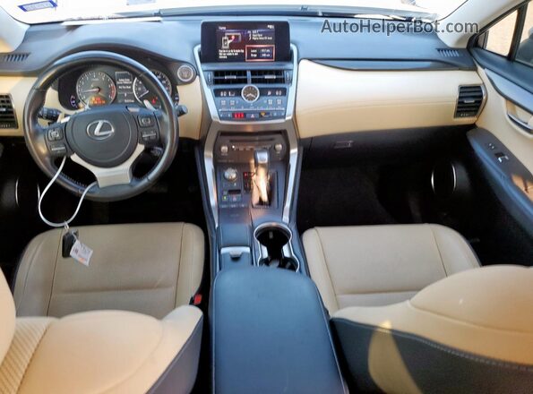 JTJDARBZ3M5028265 2021 LEXUS NX White Առջևի վահանակի տեսք