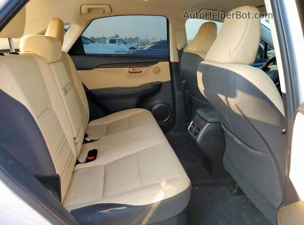JTJDARBZ3M5028265 2021 LEXUS NX White Հետևի նստատեղերի տեսք