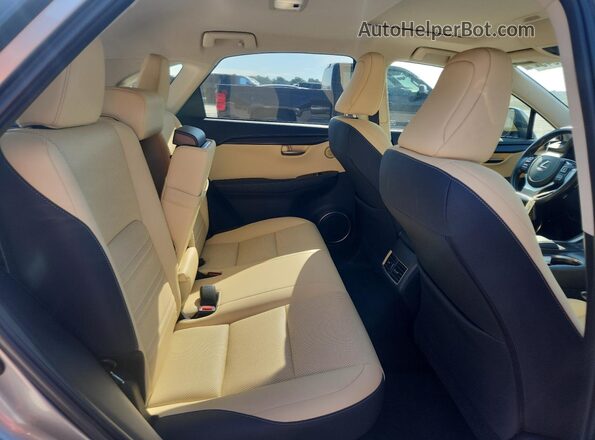 JTJDARBZ4M2190777 2021 LEXUS NX Gray Вид задньої частини салону
