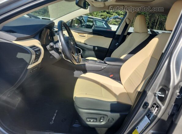 JTJDARBZ4M2190777 2021 LEXUS NX Gray Вид салону спереду