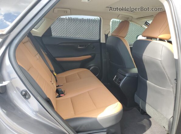 JTJDARBZ5M2185135 2021 LEXUS NX Gray Вид задньої частини салону