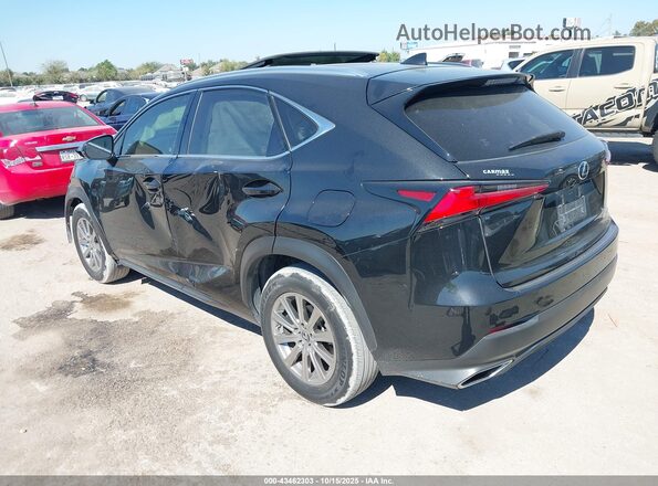 JTJDARBZXL2172265 2020 LEXUS NX 300 Black Trasero izquierdo