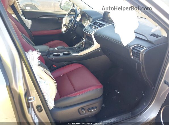 JTJDARDZ0M2258649 2021 LEXUS NX 300 Серебряный Вид салона спереди