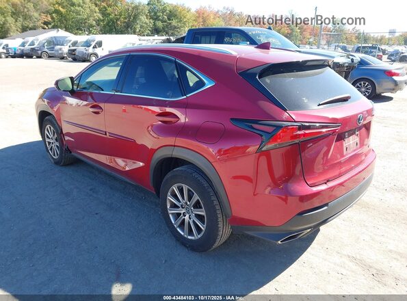 JTJDARDZ7M5028296 2021 LEXUS NX 300 Red Trasero izquierdo