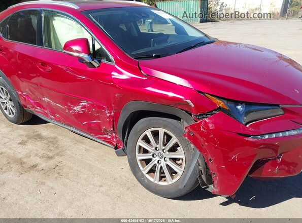 JTJDARDZ7M5028296 2021 LEXUS NX 300 Red Vista frontal
