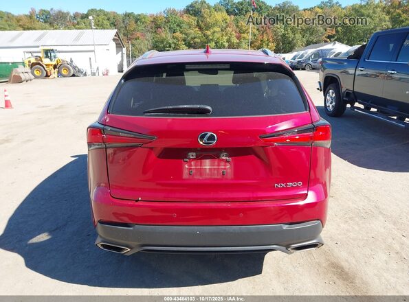 JTJDARDZ7M5028296 2021 LEXUS NX 300 Red 