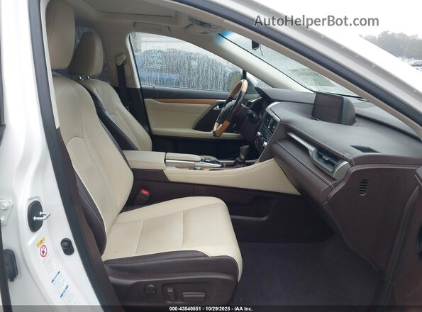 JTJDGKCA4J2003483 2018 LEXUS RX 450HL Белый Вид салона спереди