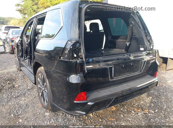 JTJDY7AX2M4349414 2021 LEXUS LX 570 Black Հետևի ձախ