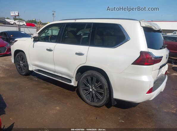 JTJDY7AX8M4333279 2021 LEXUS LX 570 White Հետևի ձախ