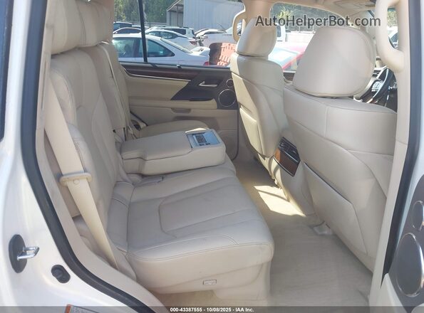 JTJDY7AX8M4333279 2021 LEXUS LX 570 White VIN կոդի պիտակի տեսք