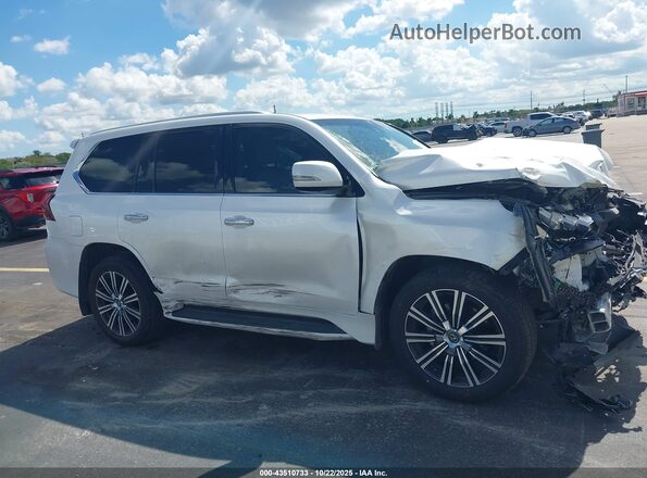 JTJDY7AX8M4335663 2021 LEXUS LX 570 White Սարքավորումների վահանակի տեսք