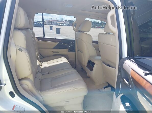 JTJDY7AX8M4335663 2021 LEXUS LX 570 White VIN կոդի պիտակի տեսք