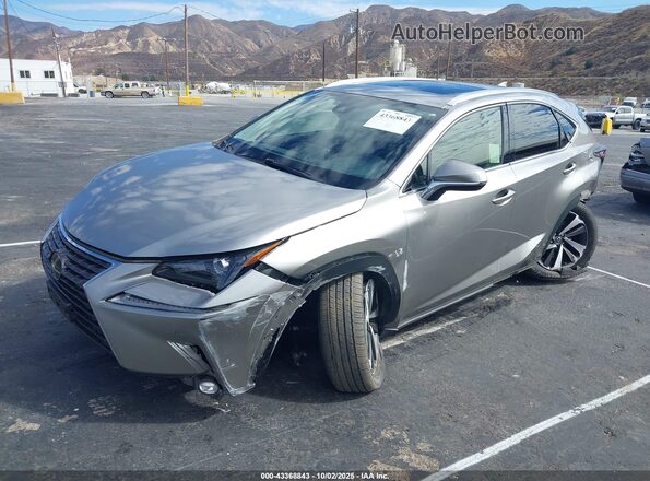 JTJGARBZXM2180431 2021 LEXUS NX 300 Gray Առջևի ձախ երեք քառորդ տեսարան