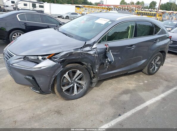 JTJGARDZ1L5017130 2020 LEXUS NX 300 Gray Vista tres cuartos delantera izquierda