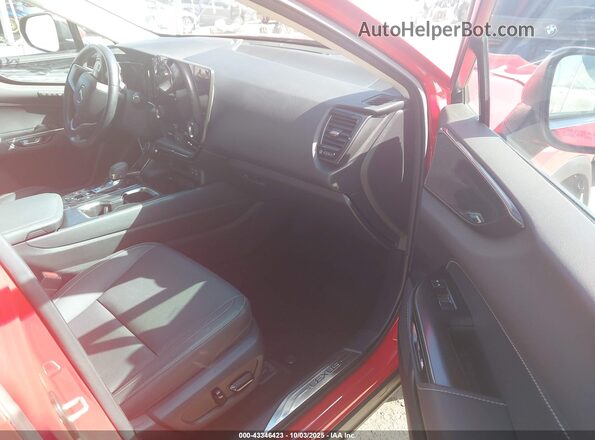JTJGKCEZ7N2007330 2022 LEXUS NX 350H Red წინა სალონის ხედი
