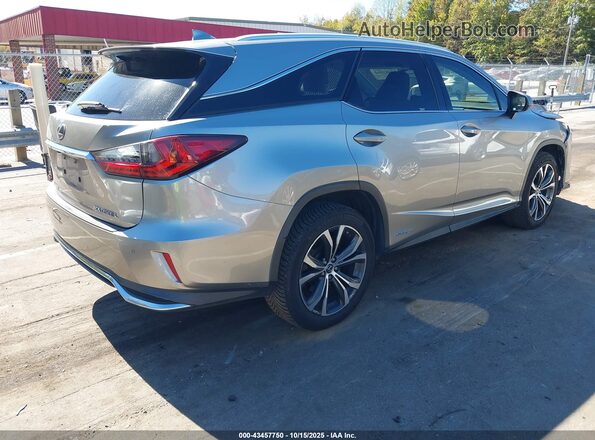 JTJHGKFA8L2014163 2020 LEXUS RX 450HL Gold Հետևի աջ