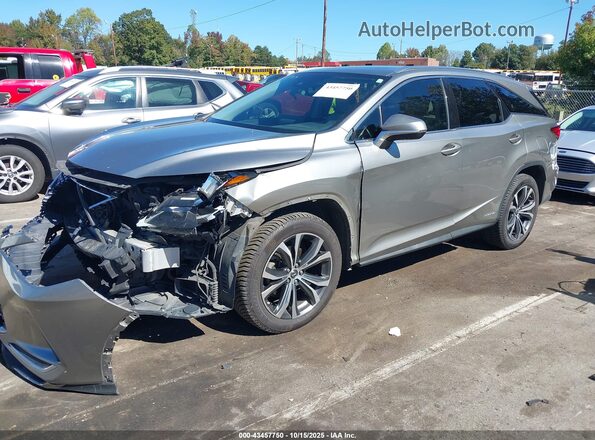 JTJHGKFA8L2014163 2020 LEXUS RX 450HL Gold Առջևի ձախ երեք քառորդ տեսարան