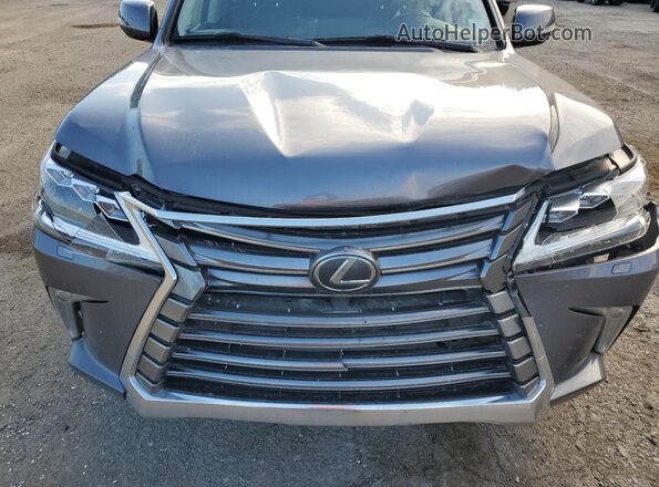JTJHY7AX7H4237716 2017 LEXUS LX Gray Widok komory silnika