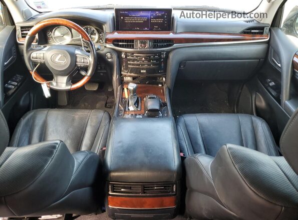 JTJHY7AX7H4237716 2017 LEXUS LX Gray Widok deski rozdzielczej