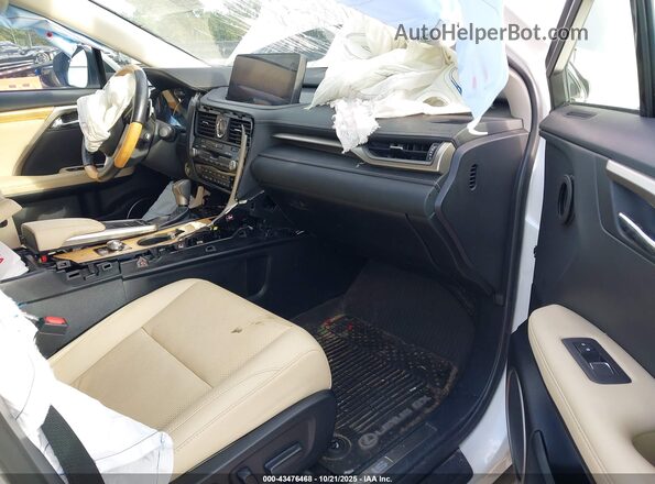 JTJHZMDA4N2058060 2022 LEXUS RX 350 White Widok wnętrza z przodu