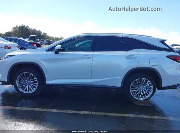JTJJGKFA4M2016799 2021 LEXUS RX 450HL White Vista interior de 360 grados