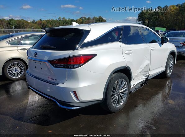 JTJJGKFA4M2016799 2021 LEXUS RX 450HL White Trasero derecho