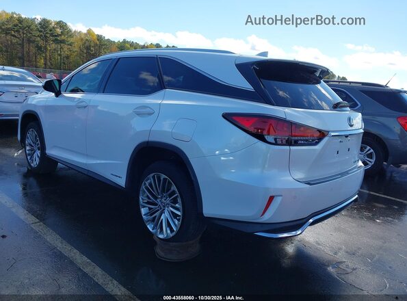 JTJJGKFA4M2016799 2021 LEXUS RX 450HL White Trasero izquierdo