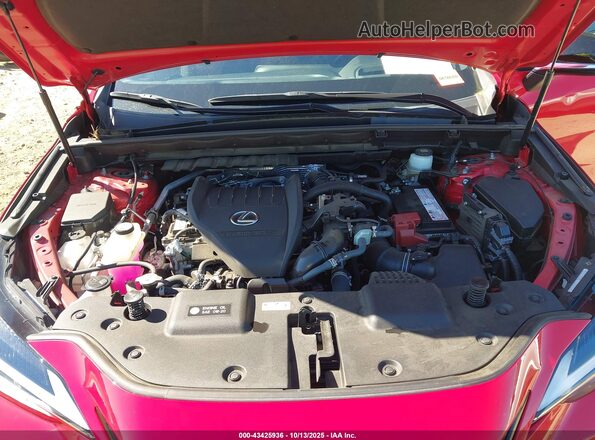 JTJKGCEZ0N2000375 2022 LEXUS NX 350 Red უკანა ხედი