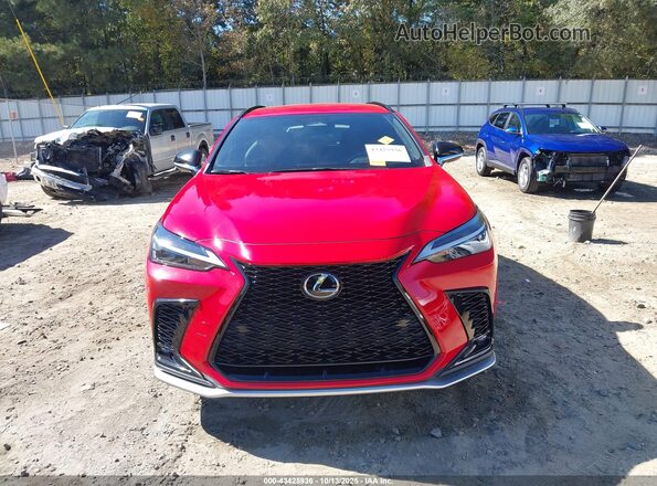 JTJKGCEZ0N2000375 2022 LEXUS NX 350 Red ხელსაწყოთა პანელის ხედი